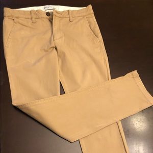 Boys 15/16 Abercrombie Kids khaki chinos gently used.